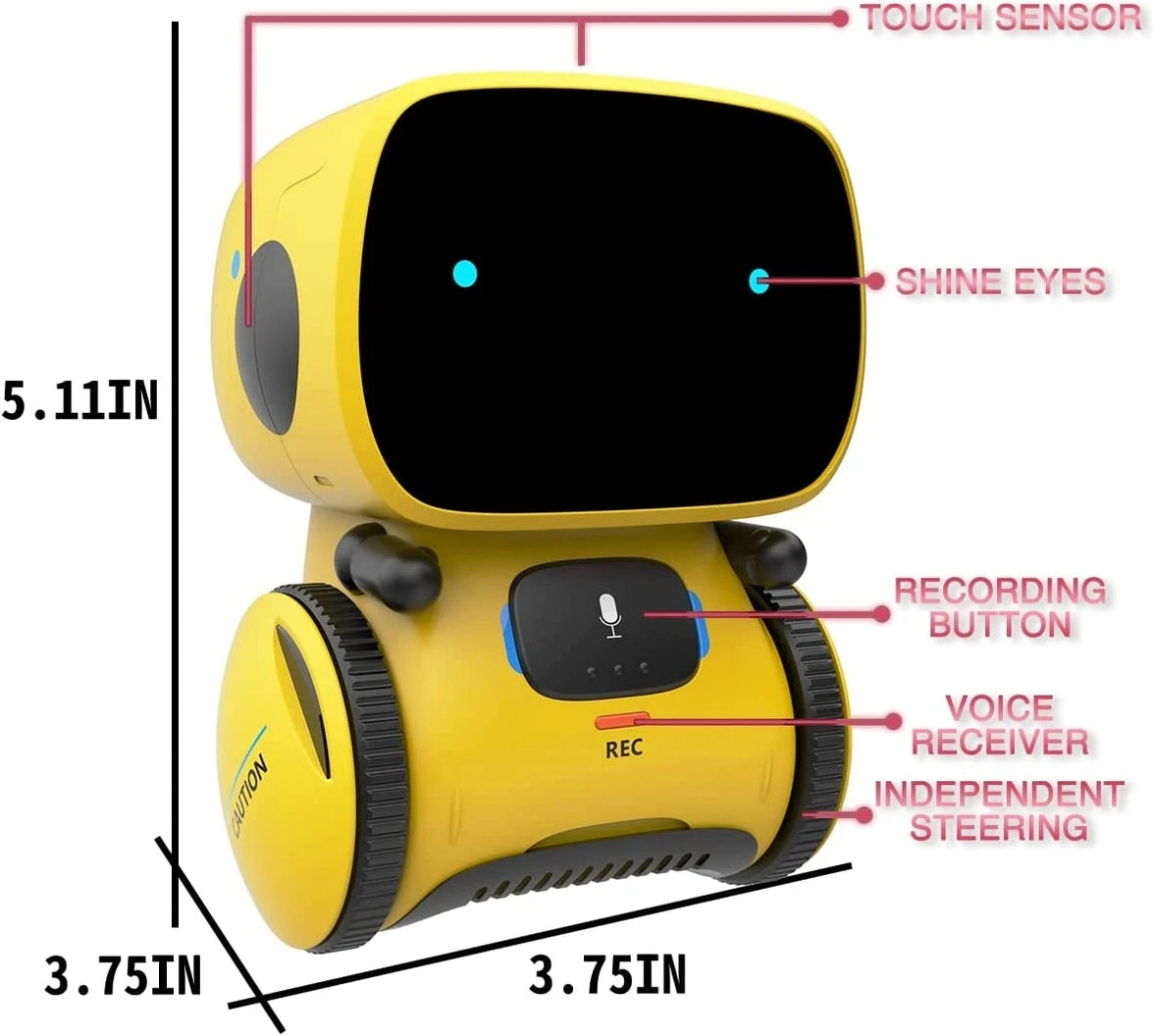 Emo Robot Companion – Voice Command Singing & Dancing Toy