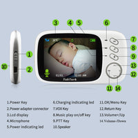 Video baby monitor with 3.2 inch screen – Apex Therapy, view 1