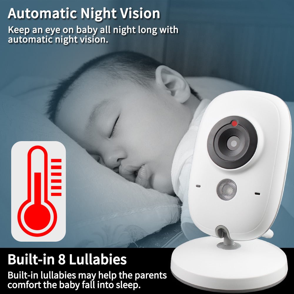 Video baby monitor with 3.2 inch screen – Apex Therapy, view 3