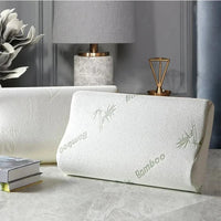 Bamboo Fiber Pillow Slow Rebound Health Care Memory Foam Pillow Memory Foam Pillow Orthopedic Pillows Support NeckRelief - Apex Therapy