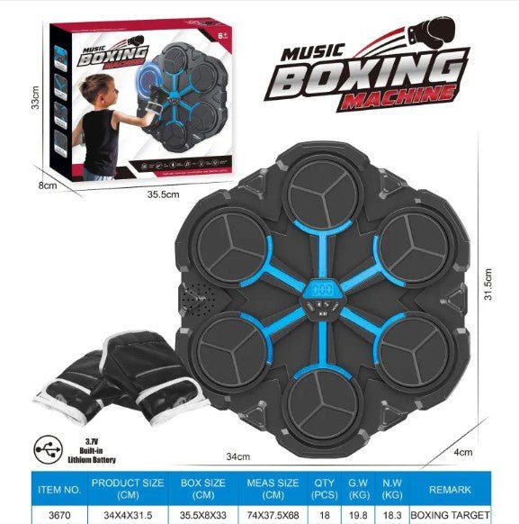 Bluetooth Music Boxing Machine – Interactive Home Punch Target - Fitness Equipment - Apex Therapy