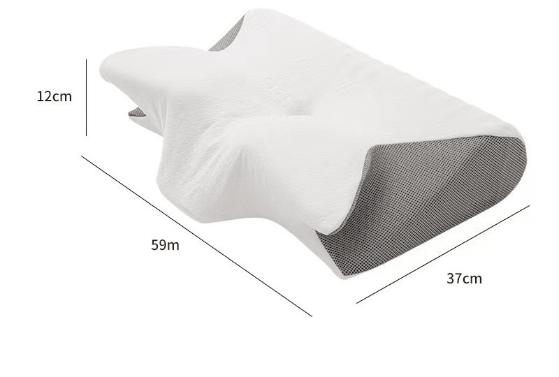 Butterfly Contour Neck Pillow – Air-Layer Cover, 1–3 Pack - Pillow - Apex Therapy