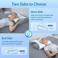 Butterfly Contour Neck Pillow – Air-Layer Cover, 1–3 Pack - Pillow - Apex Therapy