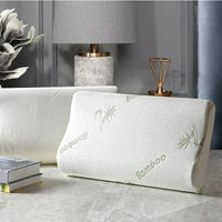 Bamboo Fiber Pillow Slow Rebound Health Care Memory Foam Pillow Memory Foam Pillow Orthopedic Pillows Support NeckRelief