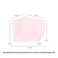 Silicone gel heel sleeve worn on heel