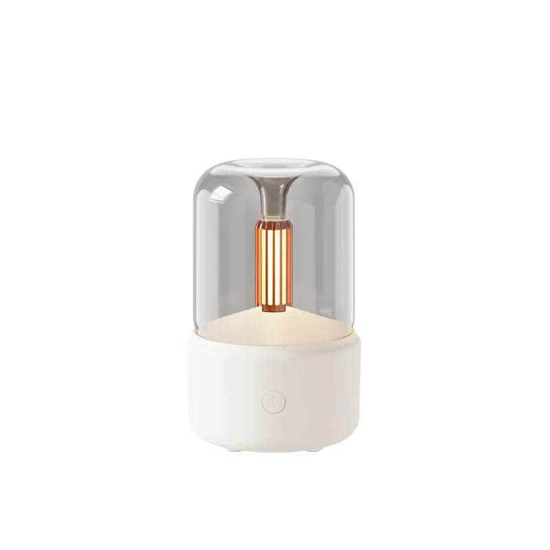Candlelight Aroma Humidifier – Flickering Glow, USB Powered - Humidifier - Apex Therapy