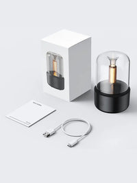 Candlelight Aroma Humidifier – Flickering Glow, USB Powered - Humidifier - Apex Therapy