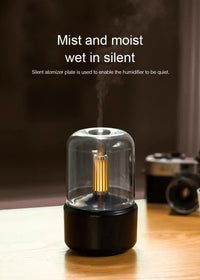 Candlelight Aroma Humidifier – Flickering Glow, USB Powered - Humidifier - Apex Therapy
