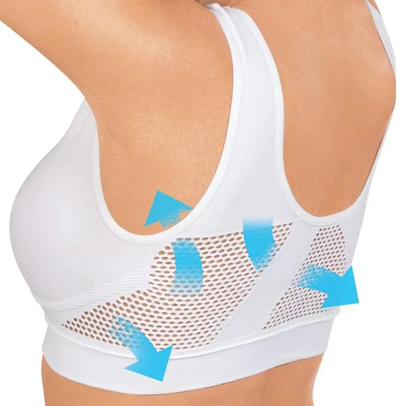 Close-up of the sweat-wicking fabric texture