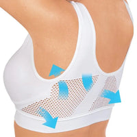 Close-up of the sweat-wicking fabric texture