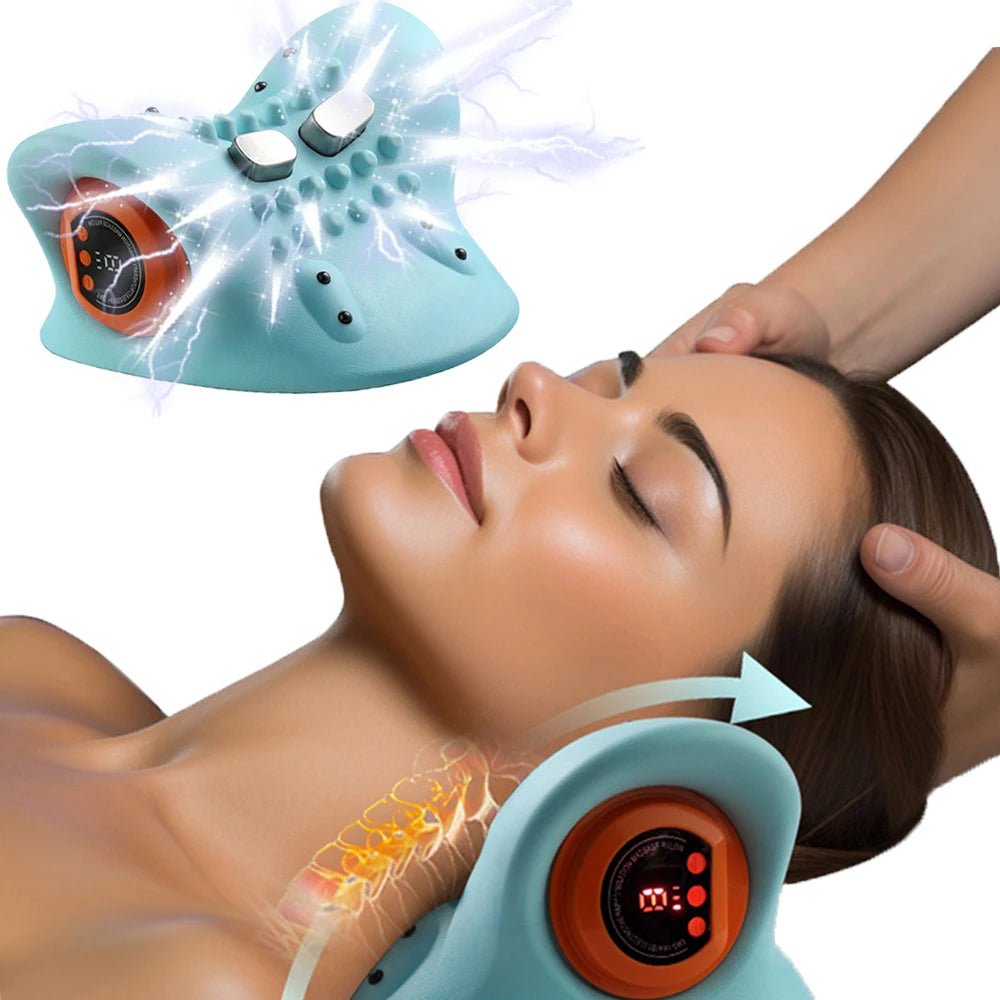Cervical Neck Massager with Heat & Traction - Neck Massager - Apex Therapy