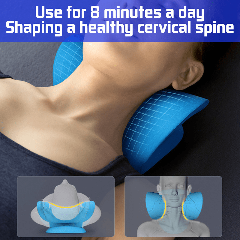 Cervical Spine Stretch Neck Stretcher & Massage Pillow - Apex Therapy
