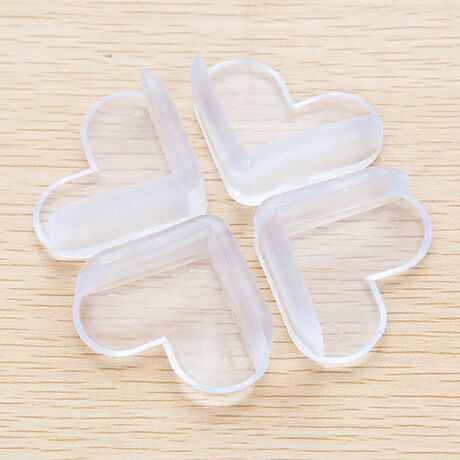 Clear Corner Guards for Tables – Soft PVC Bumpers, 4-Pack - Corner Guards - Apex Therapy