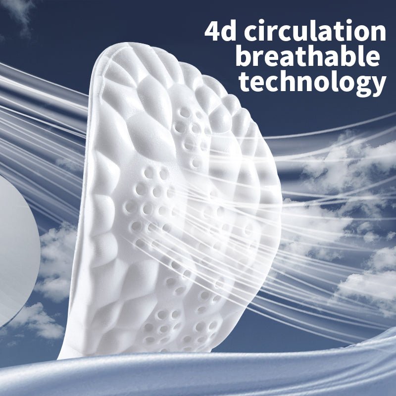 Cloud PU 4D Sports Insoles – High-Rebound, Breathable, Men & Women - Insoles - Apex Therapy