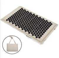 Coconut-Fiber Acupressure Mat – Linen Cover, Lotus Spikes, with Bag or Pillow - Acupressure Mat - Apex Therapy
