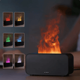 Compact Flame Aroma Diffuser – USB, Adjustable Mist & Timer
