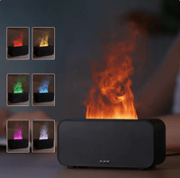 Compact Flame Aroma Diffuser – USB, Adjustable Mist & Timer - Humidifier - Apex Therapy