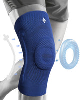 Compression Knee Brace with Patella Gel Pad & Side Stabilizers