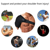 Compression Shoulder Wrap – Adjustable Neoprene, One Size - Shoulder Support - Apex Therapy