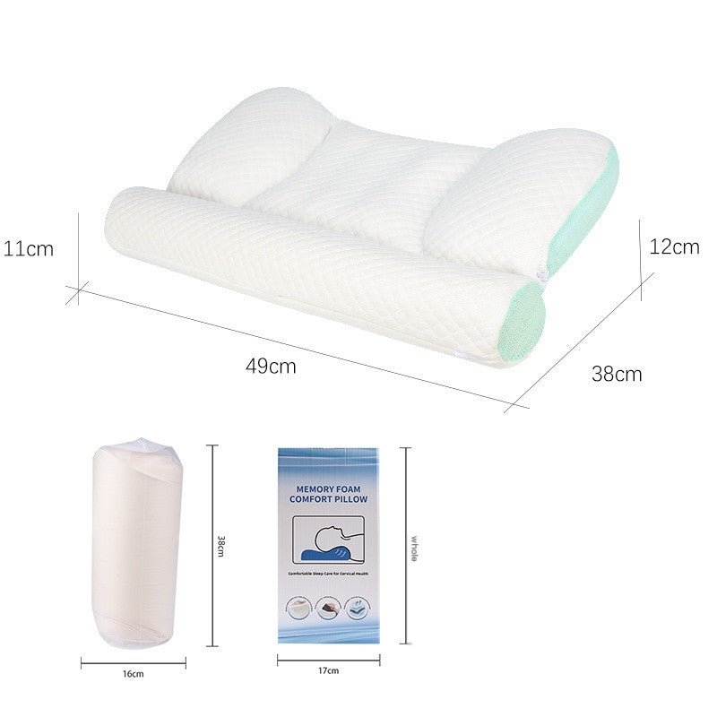 Contour Memory Foam Pillow – Zero-Pressure Design, 10–15 cm Height - Pillow - Apex Therapy