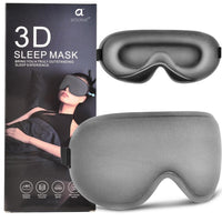 Contoured 3D Sleep Mask – Blackout, Zero-Pressure Eye Cups - Sleep Mask - Apex Therapy