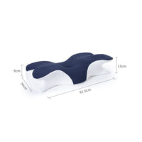 Contoured Memory Foam Neck Pillow – Slow-Rebound, Dual Height - Pillow - Apex Therapy