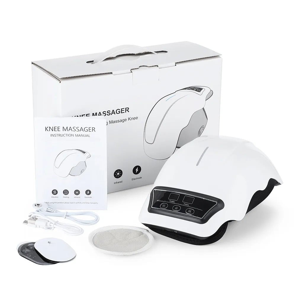 Cordless Heated Knee Massager — Heat & Vibration for Knee Pain & Stiffness Relief - Massagers - Apex Therapy