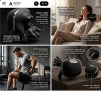 Cordless Neck, Shoulder & Back Massager with Heat - Neck & Shoulder Massager - Apex Therapy