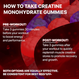 Creatine Gummies – 120 Chewable Pieces