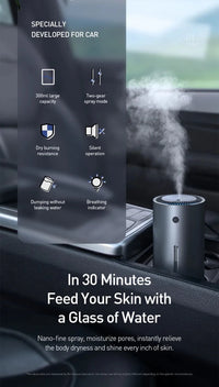 Cup-Holder Car Humidifier – Compact Ultrasonic Mist - Humidifier - Apex Therapy