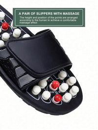 2026Acupoint Massage Slippers Sandal For Men Feet Chinese Acupressure Therapy Medical Rotating Foot Massager Shoes Unisex