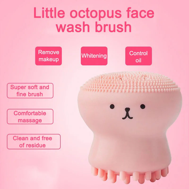 Silicone Facial Cleansing Brush – Deep Pore Cleansing & Massage Tool
