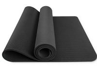 Thick TPE Yoga Mat with Alignment Lines – 6 mm or 8 mm, 183 cm