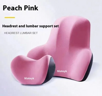 Memory foam car cushion set headrest and lumbar pillow - Apex Therapy