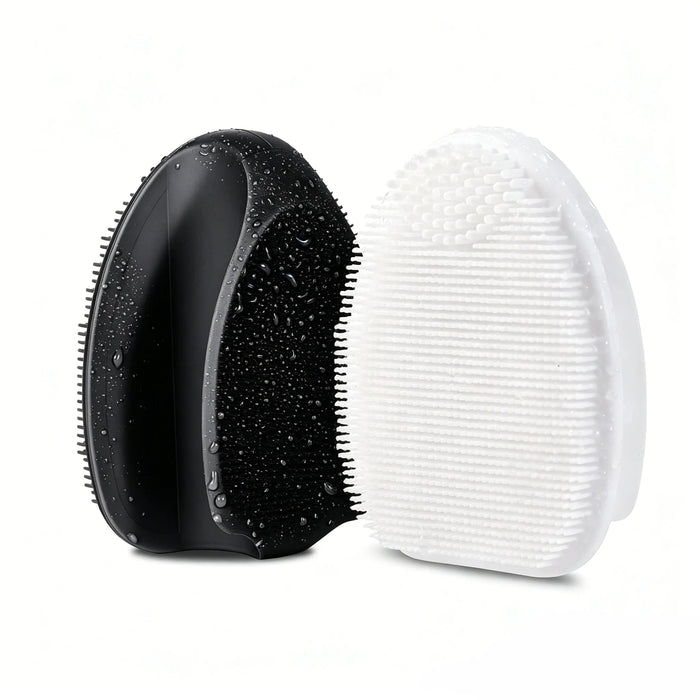 2-Pack Silicone Exfoliating Facial Brushes – Gentle Cleansing Duo