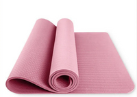 Thick TPE Yoga Mat with Alignment Lines – 6 mm or 8 mm, 183 cm