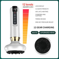 6 Gear Electric Cupping Massager Vacuum Suction Cup GuaSha Anti Cellulite Beauty Health Scraping Heat Body Slimming Massage