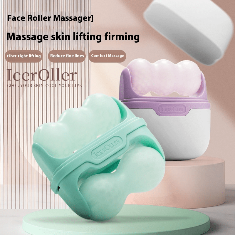 Double-Headed Ice Roller – Face, Eye & Neck - Ice Roller - Apex Therapy