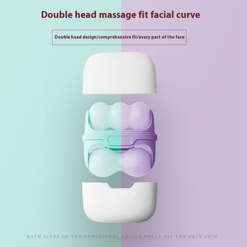 Double-Headed Ice Roller – Face, Eye & Neck - Ice Roller - Apex Therapy