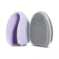 2-Pack Silicone Exfoliating Facial Brushes – Gentle Cleansing Duo