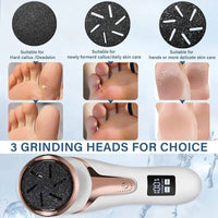 Electric Callus Remover with Vacuum – Rechargeable Foot File - Foot File - Apex Therapy