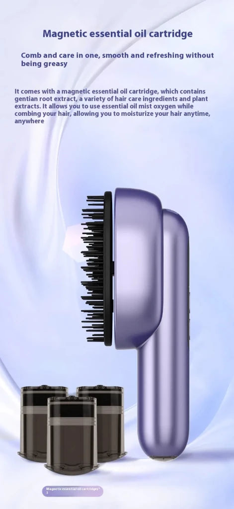 Electric Scalp Massage Comb – Vibration & Red Light - Scalp Massager - Apex Therapy