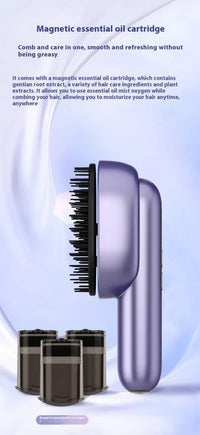 Electric Scalp Massage Comb – Vibration & Red Light - Scalp Massager - Apex Therapy