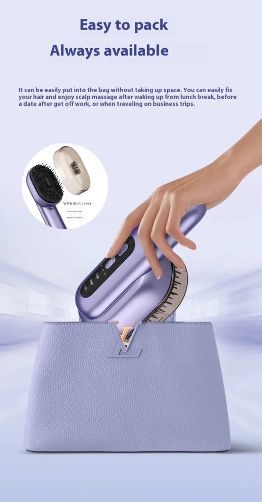 Electric Scalp Massage Comb – Vibration & Red Light - Scalp Massager - Apex Therapy