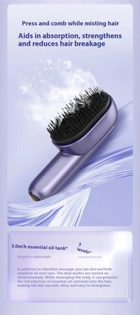 Electric Scalp Massage Comb – Vibration & Red Light - Scalp Massager - Apex Therapy