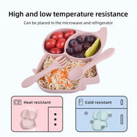 Elephant Silicone Suction Plate – Food-Grade, BPA-Free, 7 Colors - Baby Plate - Apex Therapy