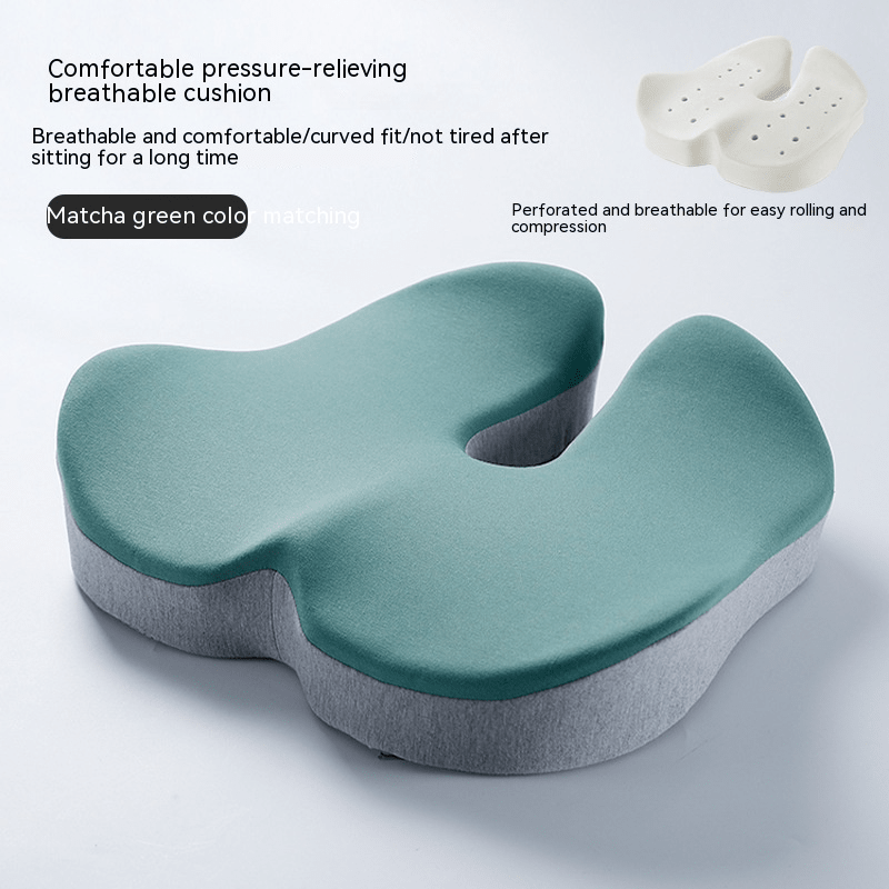 Ergonomic All-Season Seat Cushion – Breathable, 48 x 40 cm, 7 Colors - Seat Cushion - Apex Therapy
