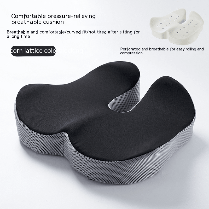Ergonomic All-Season Seat Cushion – Breathable, 48 x 40 cm, 7 Colors - Seat Cushion - Apex Therapy