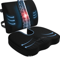 Ergonomic Memory Foam Office Seat Cushion – Contoured Hip Support - Seat Cushion - Apex Therapy