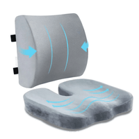 Ergonomic Memory Foam Office Seat Cushion – Contoured Hip Support - Seat Cushion - Apex Therapy